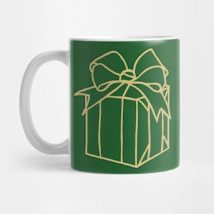 Simply Christmas Collection - Present - Classic Xmas Colours Mug